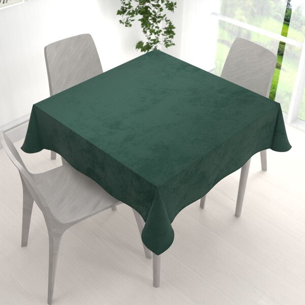 Biante Sametový čtvercový ubrus Velvet Premium SVP-044 Lesní zelená 50x50 cm