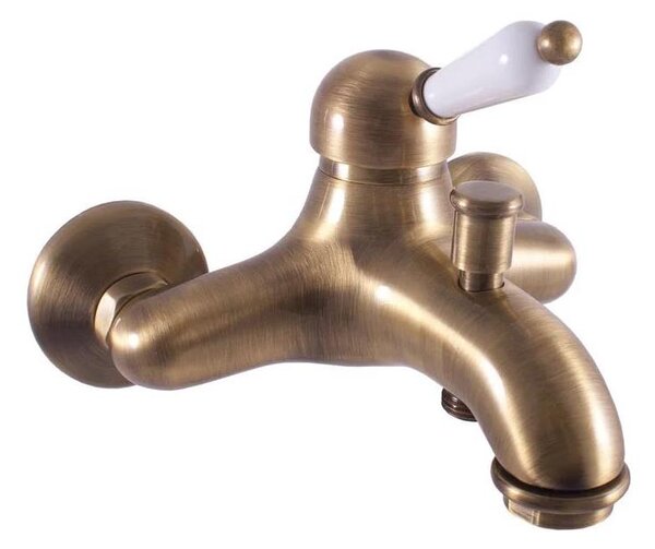 RAV Slezák L554.5SM - Vanová baterie LABE RETRO 13,7 cm stará mosaz