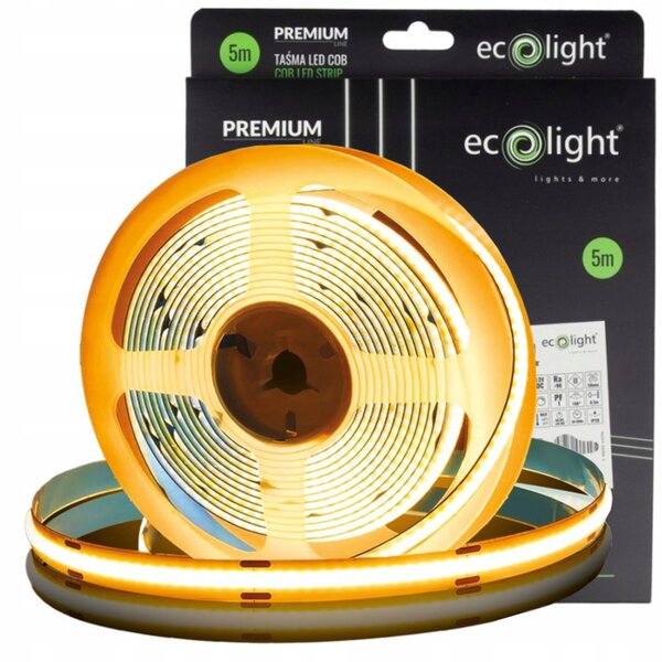LED pásek COB eco light 7 W/m 3000 K IP20 12 V 5 m