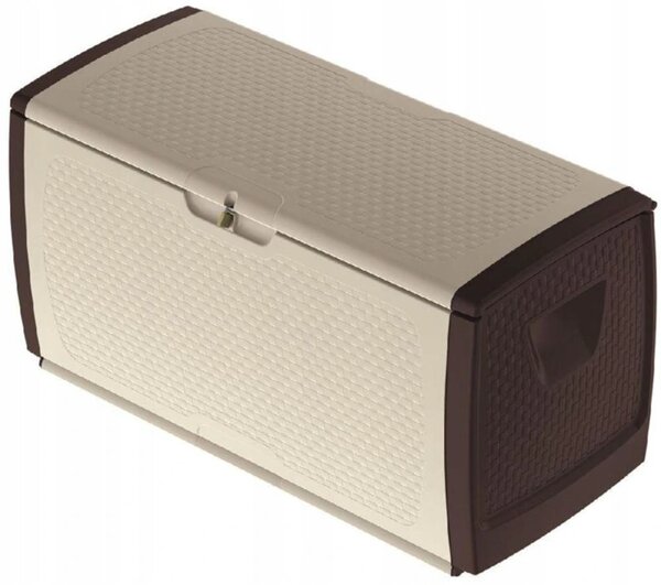 BAMA Plastový úložný box, 350L, barva hnědo-béžová