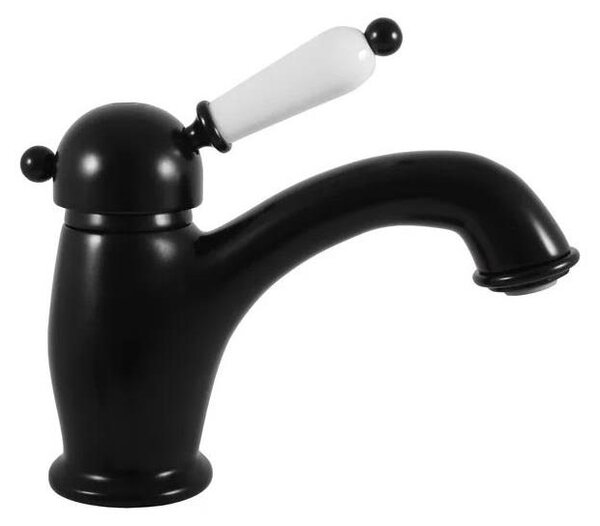 RAV Slezák L526.0CMAT - Umyvadlová baterie LABE RETRO 15,3 cm matná černá