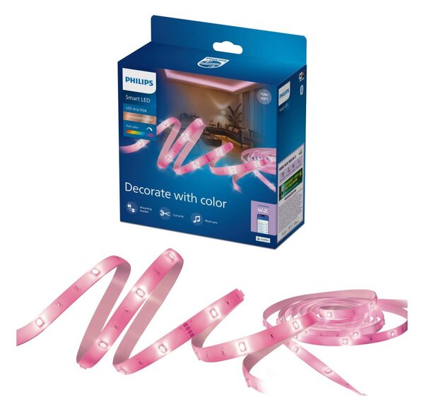 Philips -LED RGB Stmívatelný pásek SMART STRIP 15m LED/20W/230V 2200-6500K Wi-Fi