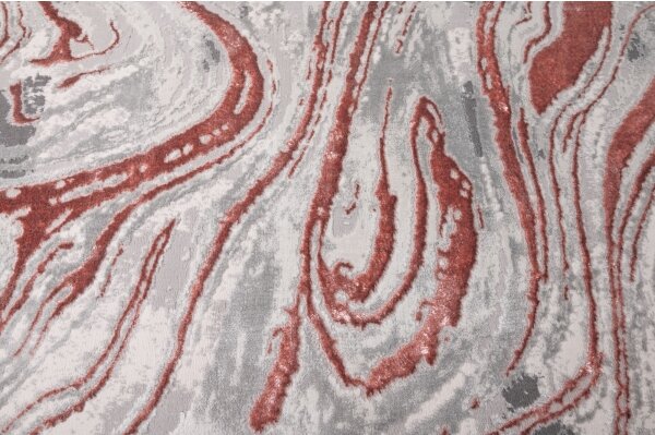 Koberec STONE 80x140 cm růžová/šedá