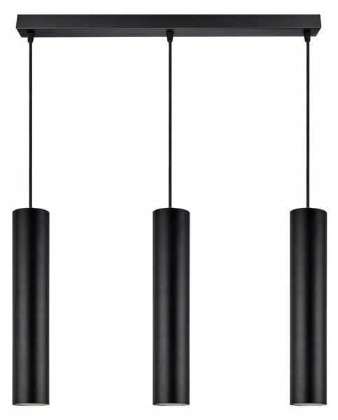 Závěsné svítidlo Luxolar černé kovové 3-bodové GU10 moderní