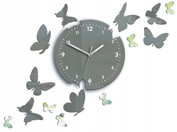 Nástěnné hodiny ModernClock šedé 45 cm
