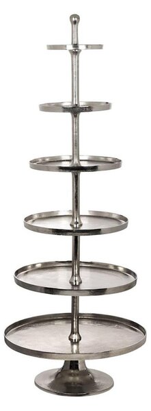 Eglo 427652 - Servírovací stojan BABIRIK 206x79 cm stříbrná