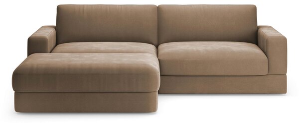 ROHOVÁ SEDAČKA, textil, hnědá Sit & More - Sedací soupravy, Online Only