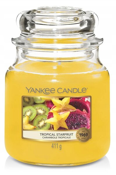 Tradiční parafinová svíčka Tropical Starfruit Yankee Candle 1 ks