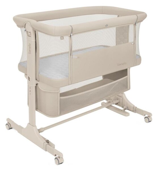 Lionelo - Dětská postýlka 3v1 JODIE Beige Cream