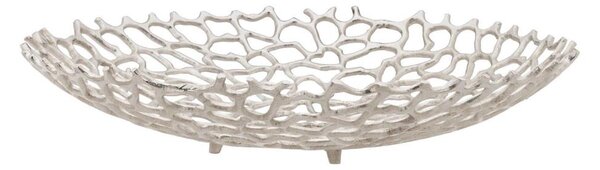 Eglo 427488 - Dekorační mísa KIMITSU pr. 45 cm stříbrná