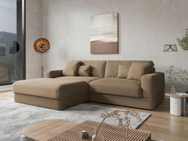 ROHOVÁ SEDAČKA, textil, hnědá Sit & More - Sedací soupravy, Online Only