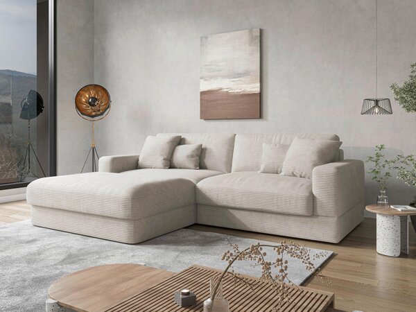 ROHOVÁ SEDAČKA, textil, krémová Sit & More - Sedací soupravy, Online Only