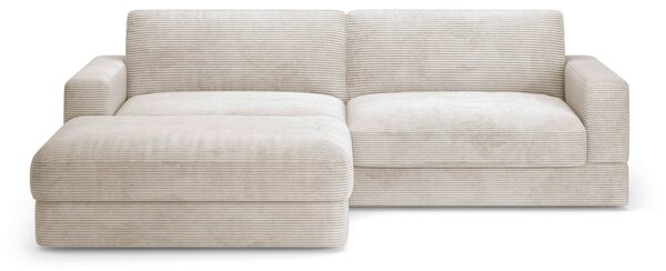 ROHOVÁ SEDAČKA, textil, krémová Sit & More - Sedací soupravy, Online Only