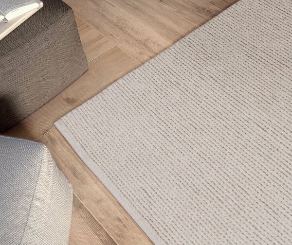 Přírodní koberec FIR WOOL 120x170 cm 2600 g/m2 krémová