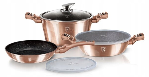 Sada hrnců Berlinger Haus Rose Gold 6 ks