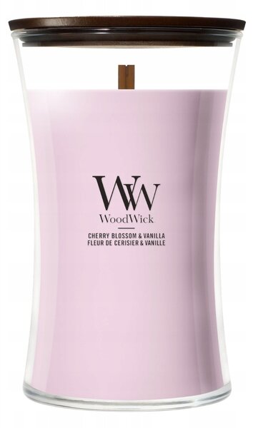 Sójová vonná svíčka Cherry Blossom & Vanilla Woodwick 1 ks