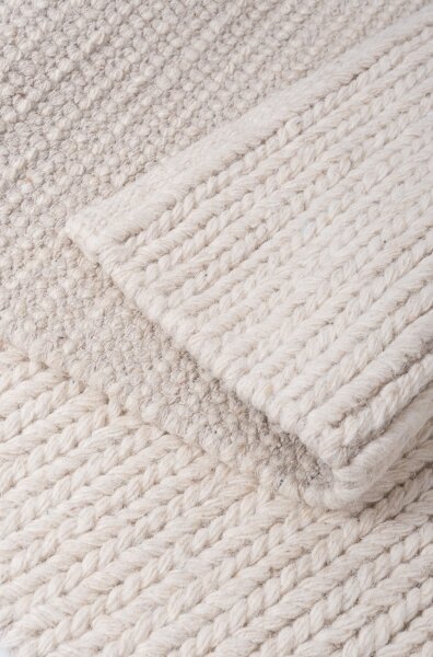 Přírodní koberec FIR WOOL 120x170 cm 2600 g/m2 krémová