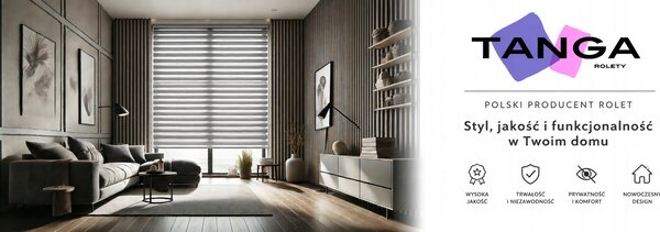 Rolety Den a Noc PREMIUM Roleta na míru 200 Rozměrů 50X150