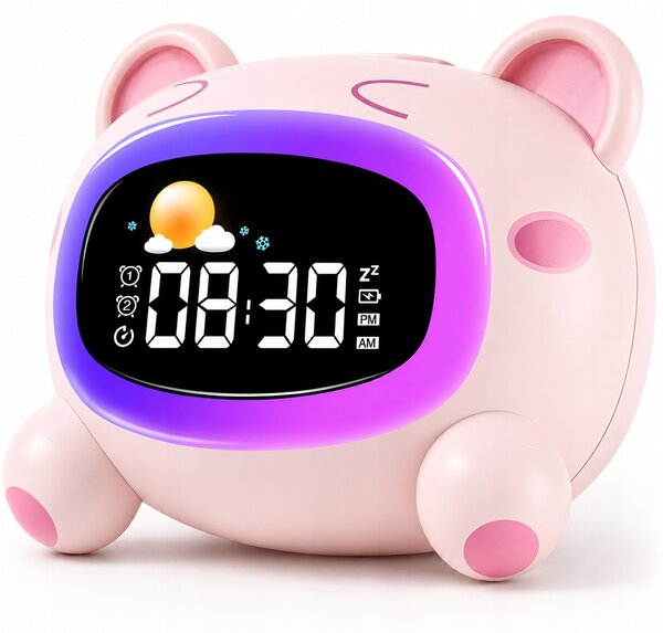 Noční lampa ELECTRONICA 4U růžová