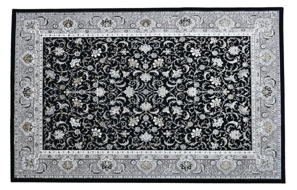 Orientální koberec GRECE 120x170 cm 2150 g/m2 černá/šedá/bílá