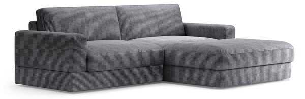 ROHOVÁ SEDAČKA, textil, šedá Sit & More - Sedací soupravy, Online Only