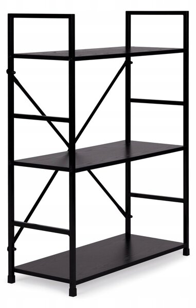 Regál ModernHome 59,5 cm x 80 cm x 23,5 cm černý