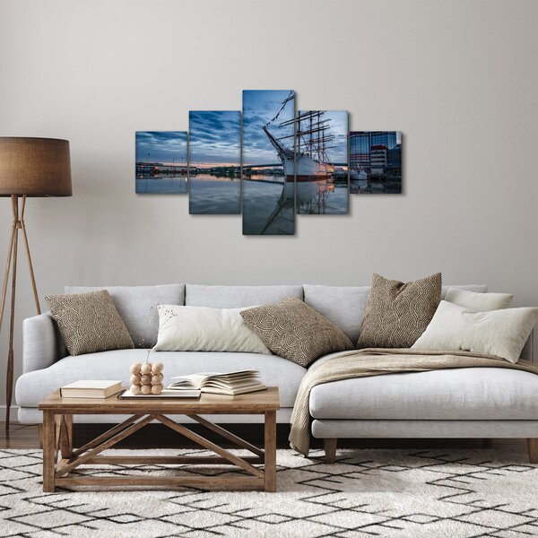 Obraz plachetnice (125x70 cm)