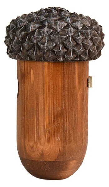 Ptačí budka Wooden, 25,5x14 cm, dřevo, hnědá