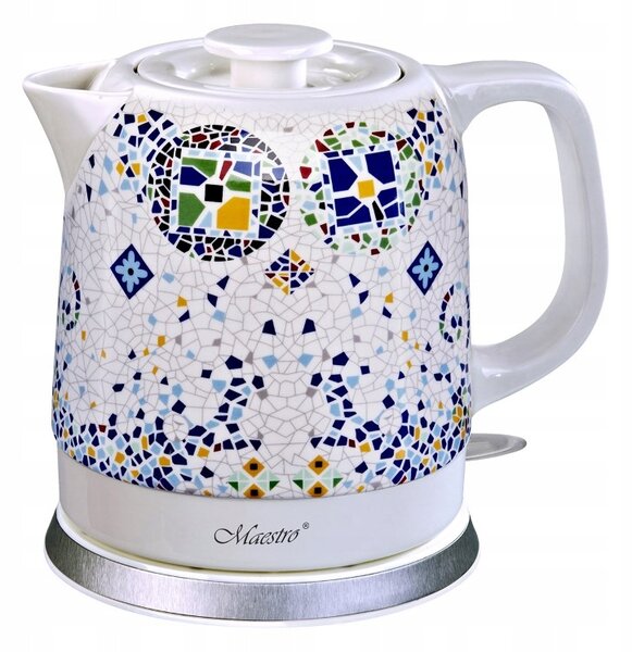 Rychlovarná konvice Maestro Mosaic MR-068 1200 W 1,5 l bílá