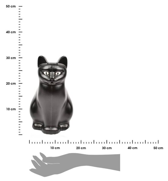 Dětská konev na zalévání Black Cat, 3,2 l, černá