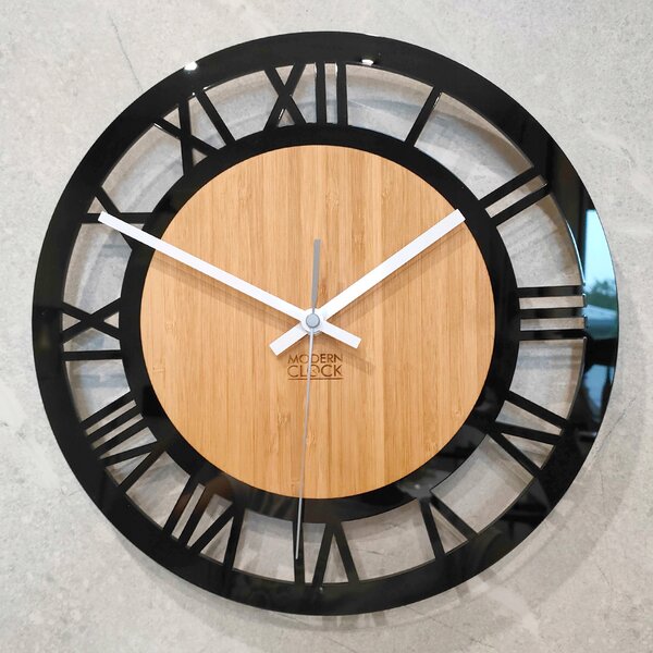 Nástěnné hodiny VERONA MODERNÍ 30 cm tiché