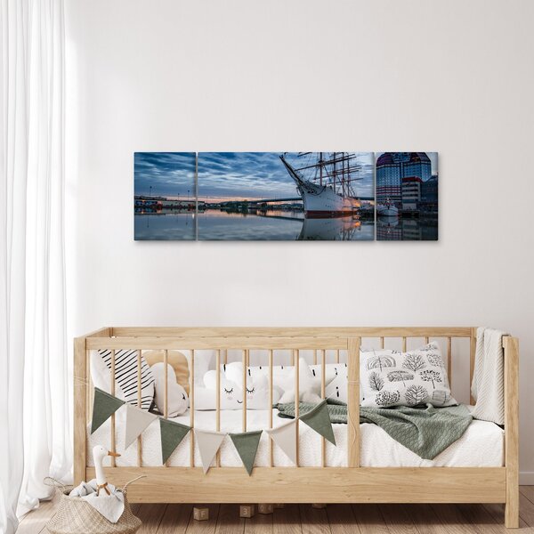 Obraz plachetnice (170x50 cm)