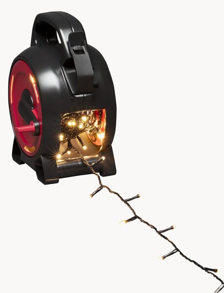 Exteriérový světelný LED řetěz's navíjecí cívkou Bambi