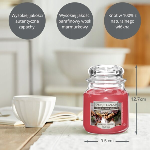 Parafínová vonná svíčka Cinnamon Delight Yankee Candle