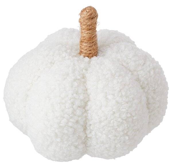 PUMPKIN Dekorace 12 cm - krémová