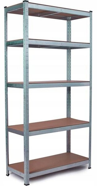 Skladový regál GardenLine kovový 5 policový 150x70x30 cm