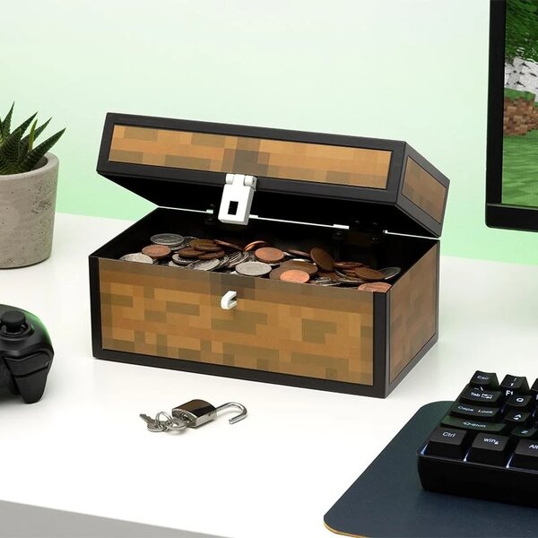 KAJAWIS pokladnička MINECRAFT box JMÉNO dítě