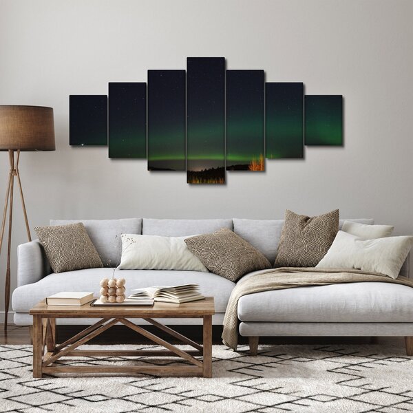 Obraz polární záře (210x100 cm)
