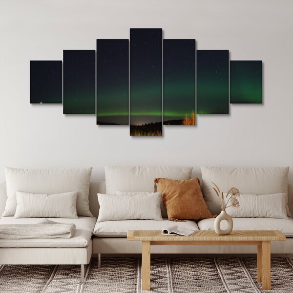 Obraz polární záře (210x100 cm)