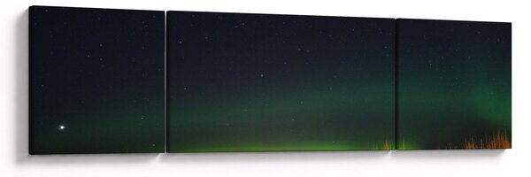 Obraz polární záře (170x50 cm)