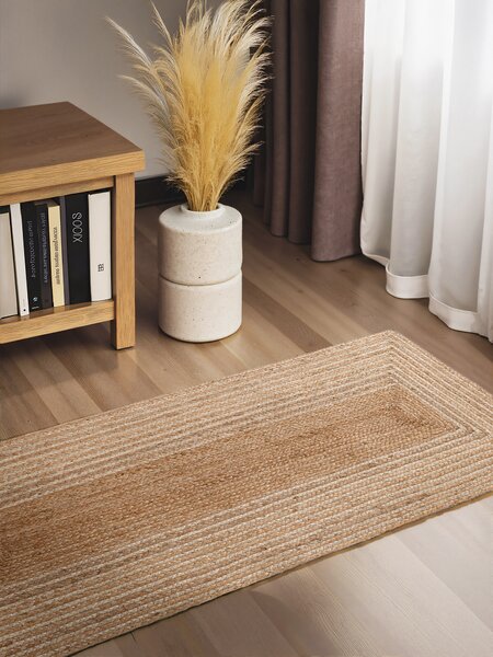 Hanse Home, Běhoun Juno 106328 White Gold, 80x200, béžová, chodba / předsíň