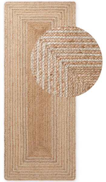 Hanse Home, Běhoun Juno 106328 White Gold, 80x200, béžová, chodba / předsíň