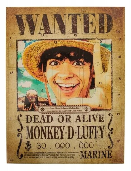 Vánoční adventní kalendář One Piece