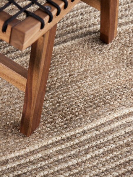 Hanse Home, Běhoun Juno 106329 Natural White Brown, 80x200, hnědá, chodba / předsíň