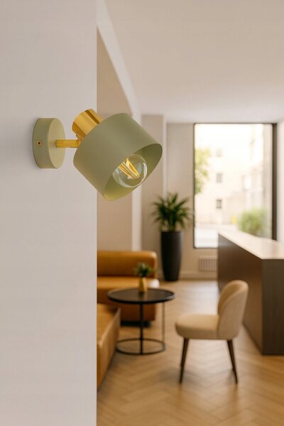 Nástěnné svítidlo Luxolar vícebarevné, zlaté E27 60 W
