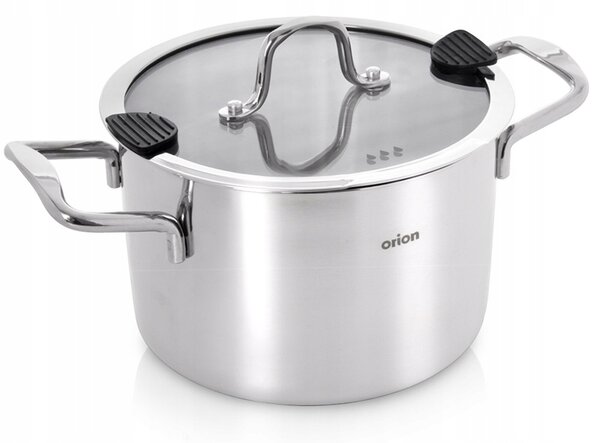 Hrnec ORION VENICE s poklicí, nerezová ocel 18 cm 2,3L PREMIUM