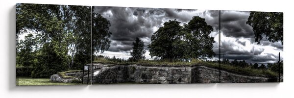 Obraz zatažené oblohy (170x50 cm)