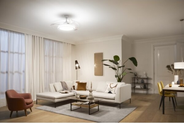 Philips - LED Stropní ventilátor BLISS LED/35W/230V 5500/4000/2700K bílá + DO
