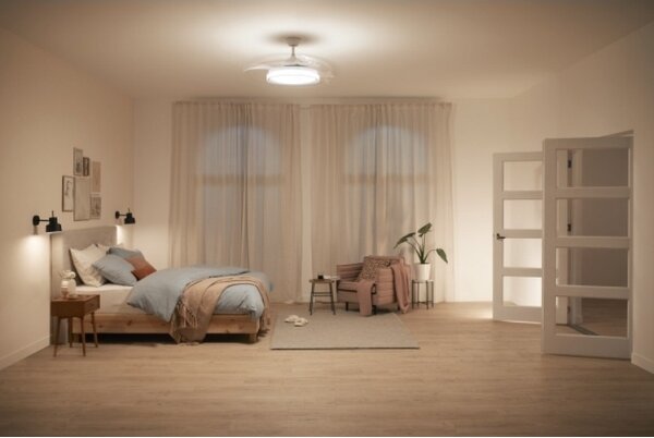 Philips - LED Stropní ventilátor BLISS LED/35W/230V 5500/4000/2700K bílá + DO