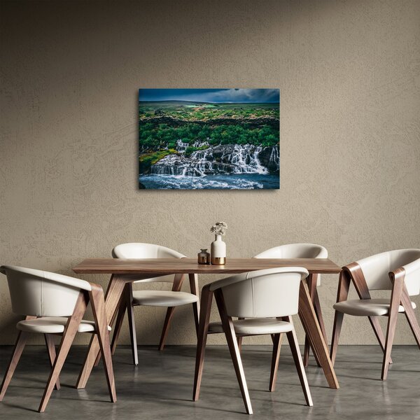 Obraz vodopádů v přírodě (70x50 cm)